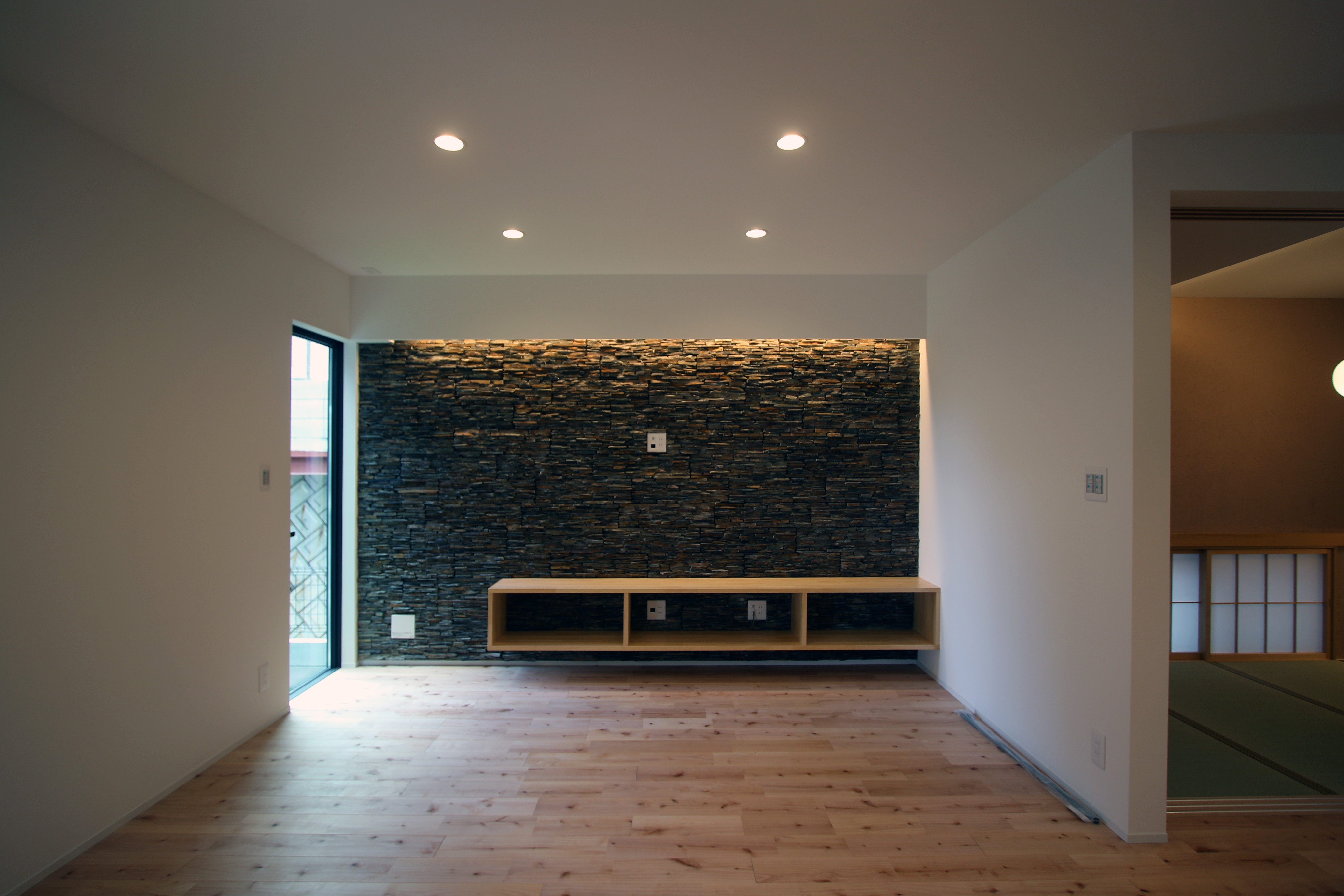 インナーガレージのある家